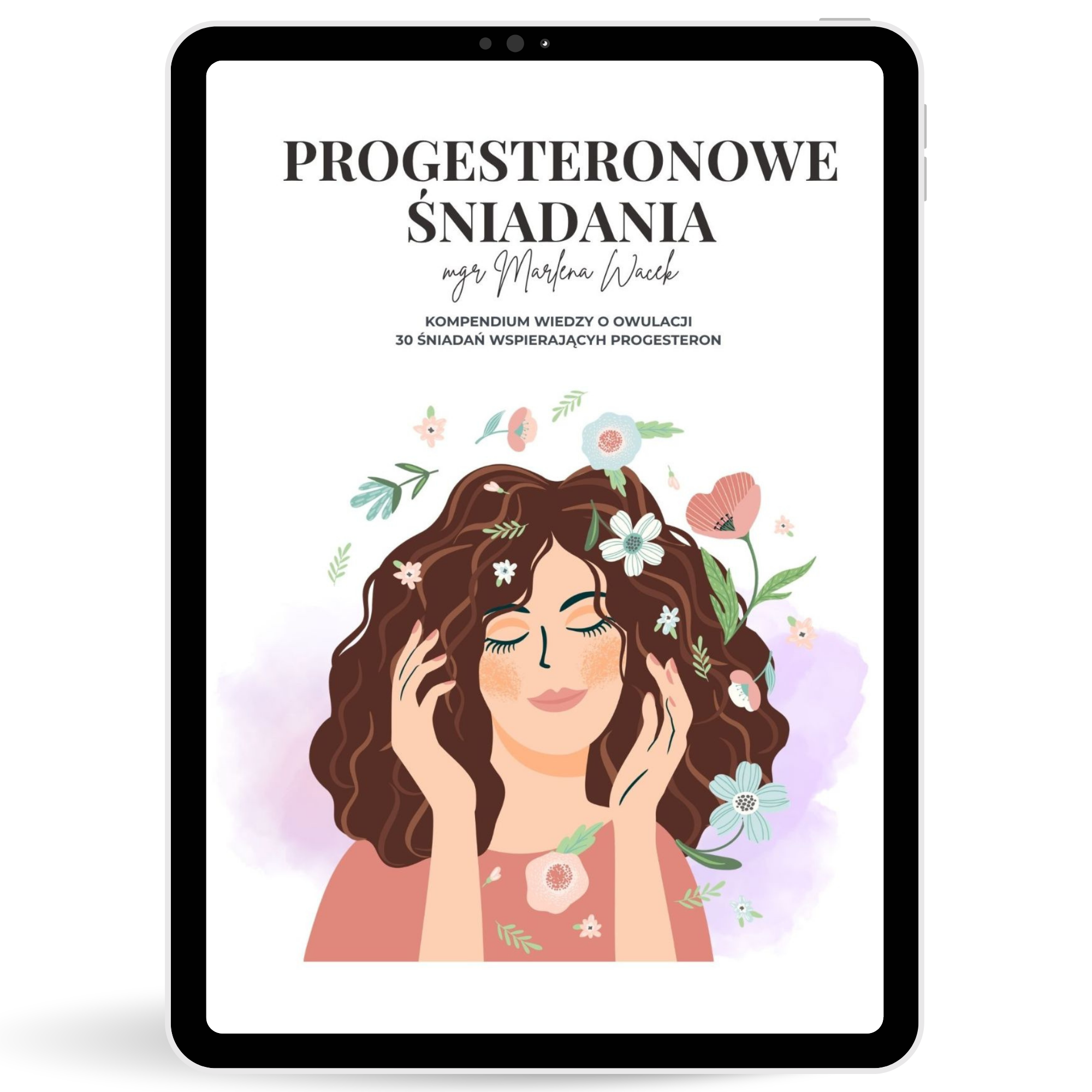 Okładka e-booka progesteronowi śniadania